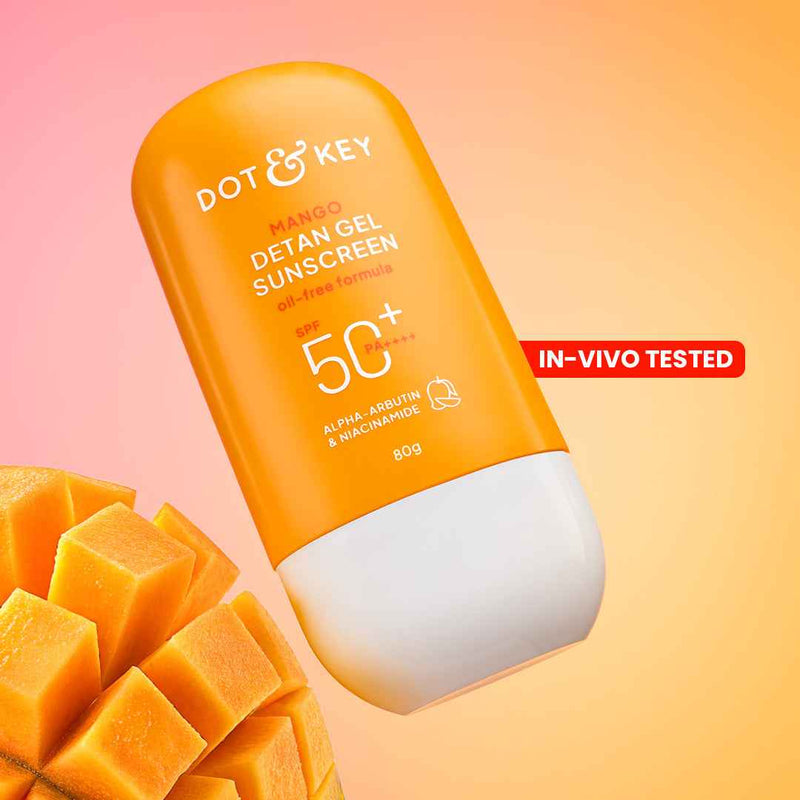 Dot & Key Mango Detan Gel Sunscreen SPF 50+ PA++++