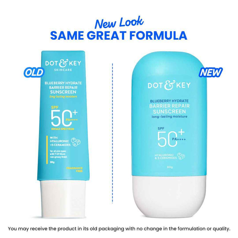 Dot & Key Barrier Repair Sunscreen, In-Vivo Tested SPF 50+ PA++++
