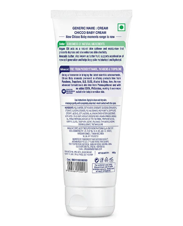 Chicco Baby Cream – 48-Hour Moisturization & Gentle Care - image 2 of 10 - Baby Care