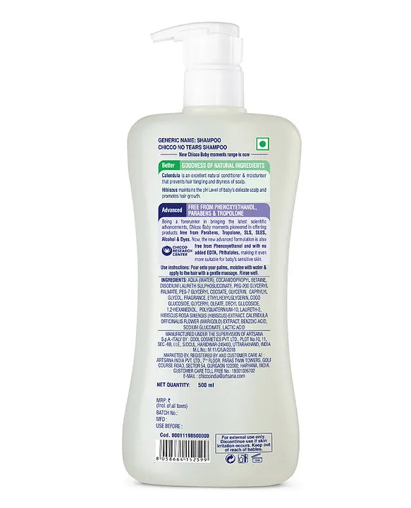 Chicco Baby Moments No Tears Shampoo – Gentle Care for Baby's Hair - image 2 of 30 - Baby Care