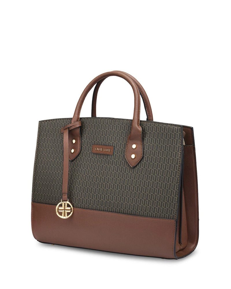 Lavie Luxe Ellon24 Satchel — Brown