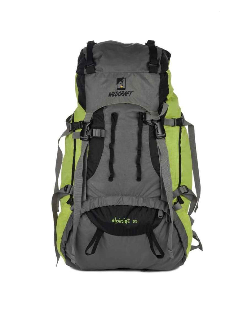 Wildcraft Alpinist 55 L Rucksack in Green — front view