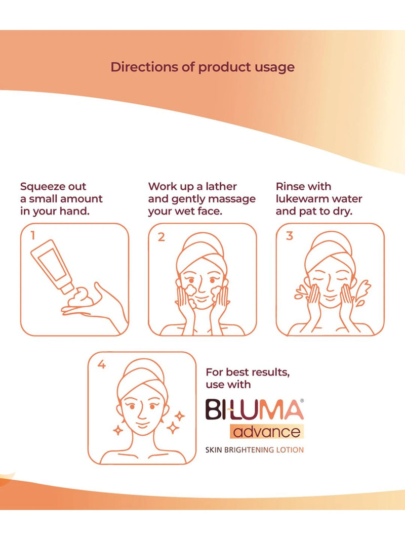 Bi-Luma Brightening Face Wash Vitamin E & Aloe 100ml