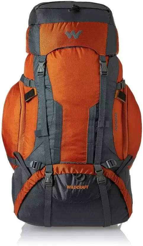 Wildcraft Alpinist Plus Rucksack in Orange — front view