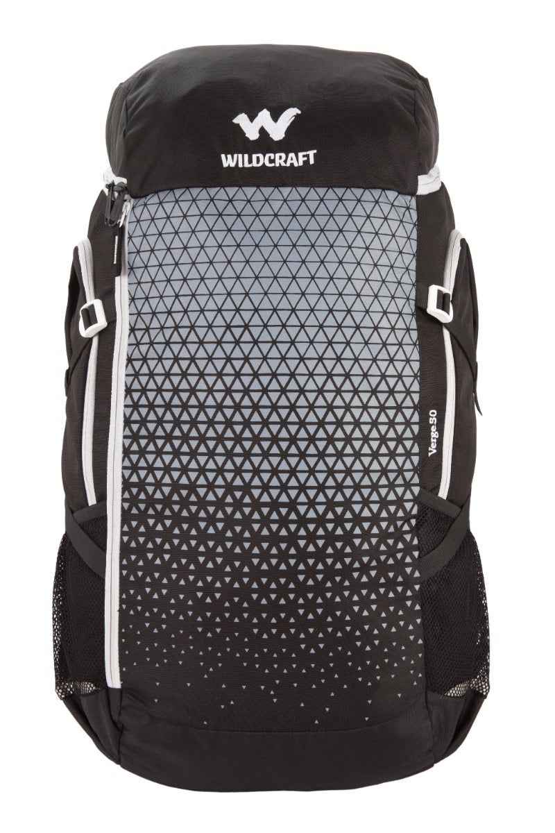 Wildcraft Verge 50 L Rucksack in Black — front view