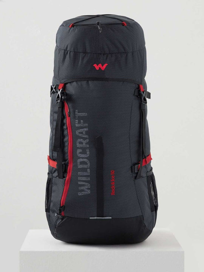Wildcraft Rock & Ice 50 L rucksack in Black