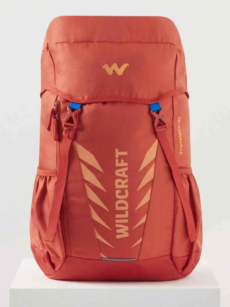 Wildcraft Travel Pro 30 L Rucksack in Pumpkin — front view