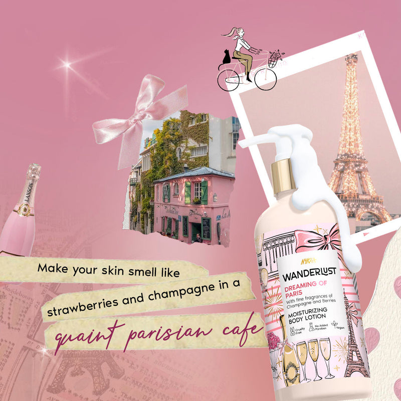 Nykaa Wanderlust Body Lotion — front view
