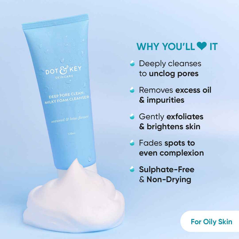 Dot & Key Deep Pore Clean Foaming Face Wash