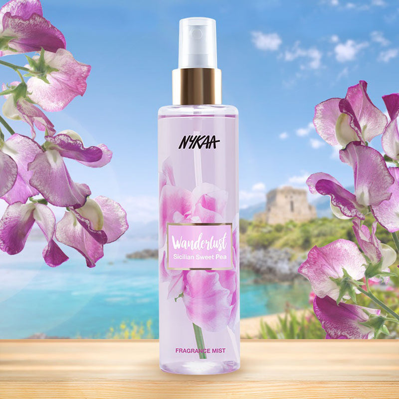 Nykaa Wanderlust Fragrance Body Mist - Sicilian Sweet Pea