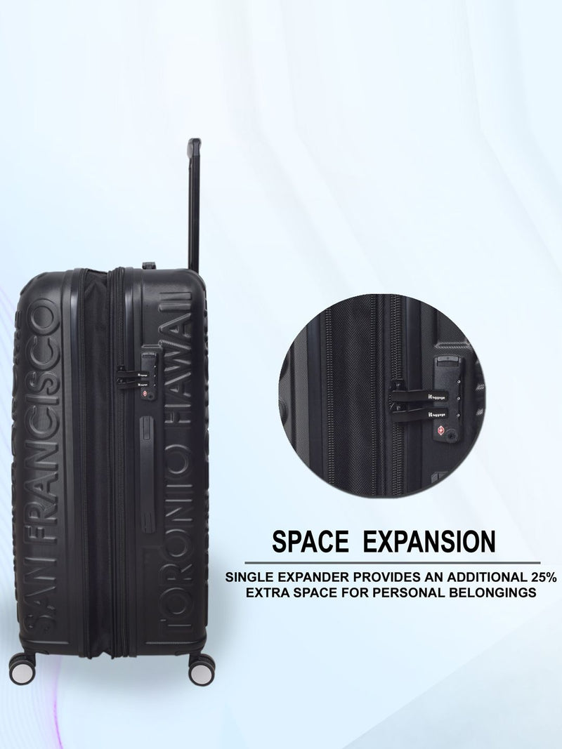 IT Luggage Destinations Black Trolley Bag - image 4 of 6