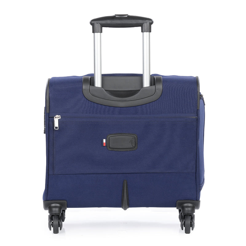 Tommy Hilfiger Taylor overnighter cabin trolley bag in Navy — view 3
