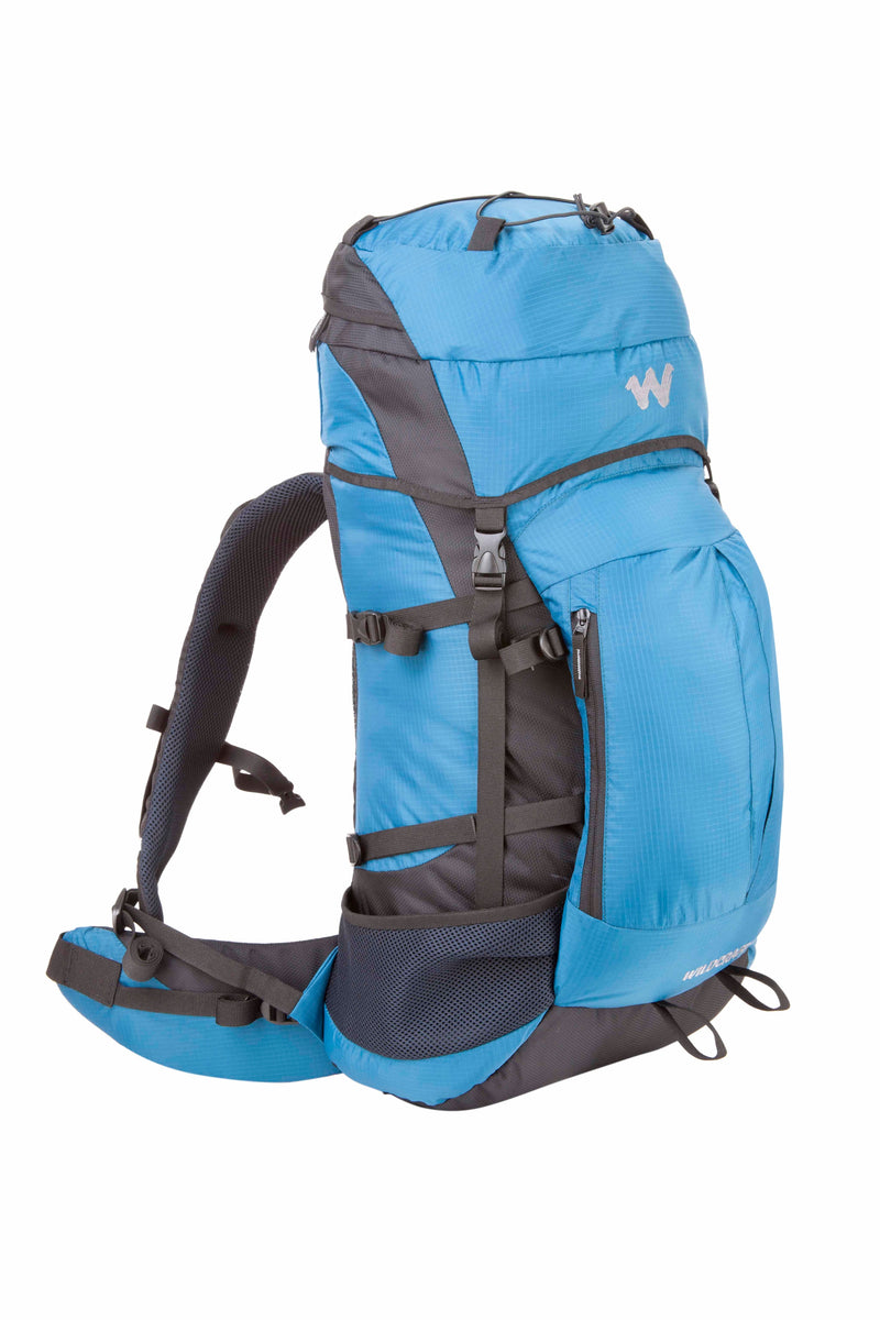 Wildcraft Savan D trekking rucksack in Blue - side view