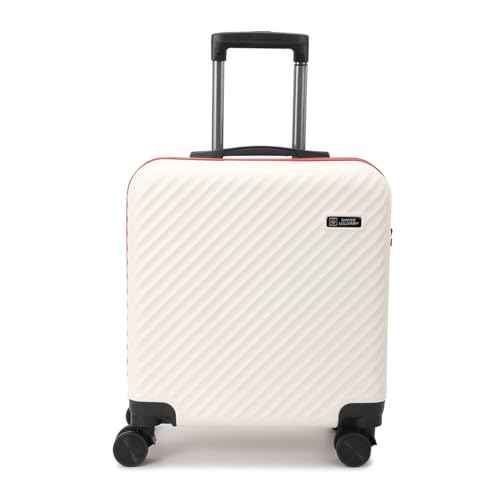 IT Luggage Sirius Overnighter Cabin Trolley — White (45 cm / 39L)