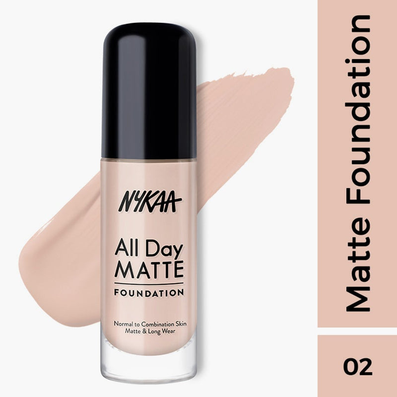 Nykaa All Day Matte Foundation — front view