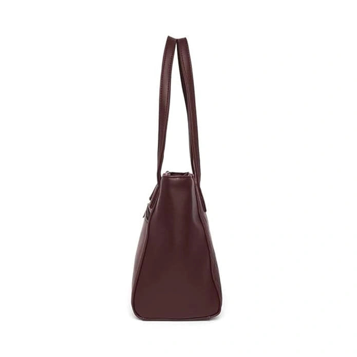 Lavie Bets Emboss Tote Handbag — Deep Pink