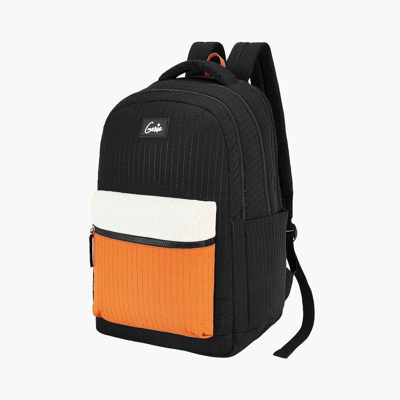 Genie Snuggle 36L Laptop Backpack With Raincover - Black