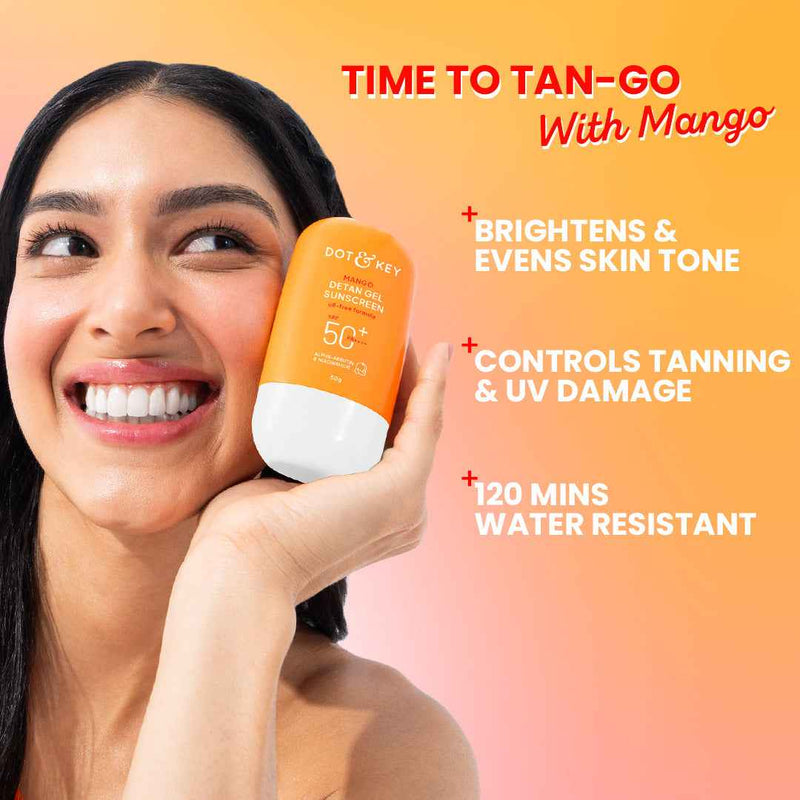 Dot & Key Mango Detan Gel Sunscreen SPF 50+ PA++++