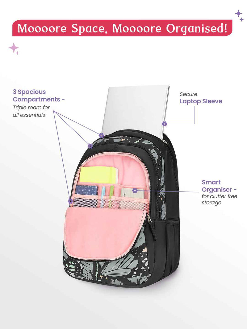 Genie Morphi 36L Laptop Backpack - Black