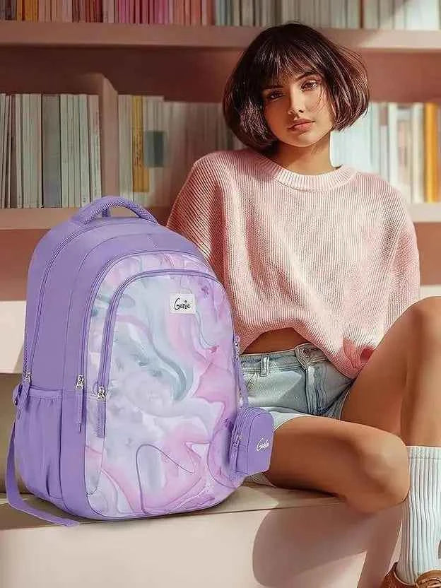 Genie Pastel School Bag - image 2 of 6 - Backpack