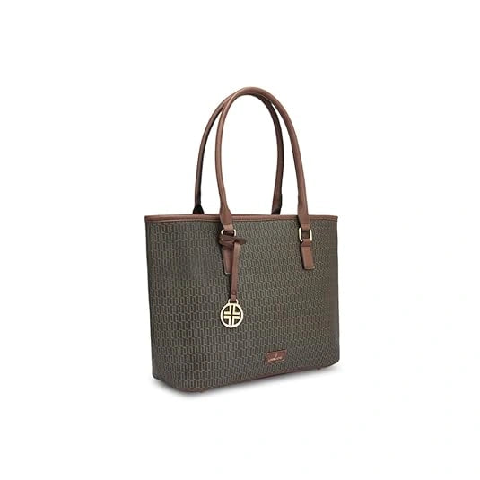 Lavie Luxe Mono Sherry Pro Satchel — Choco