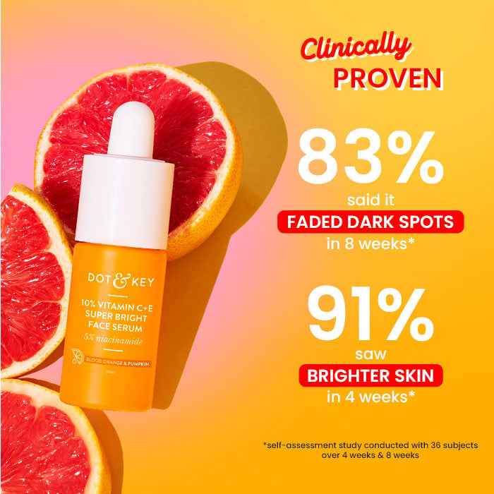 Dot & Key 10% Vitamin C + E Face Serum, Pack of 2