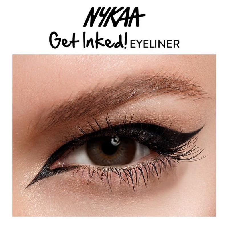 Nykaa Eyes On Me! Intense Liquid Eyeliner — side view