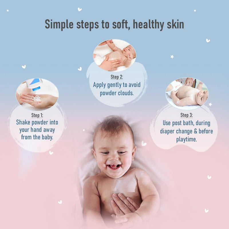 Sebamed Baby Powder 100g — with olive oil and honeysuckle, gentle care