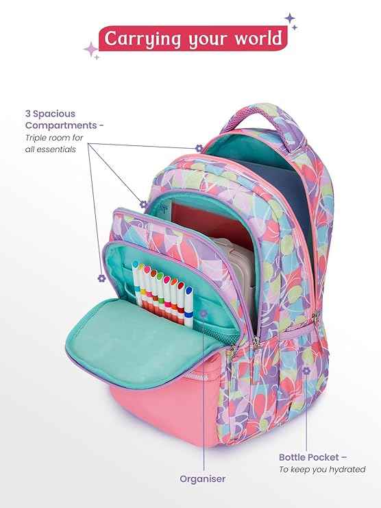Genie Pixelpop School Bag - image 4 of 6 - Backpack