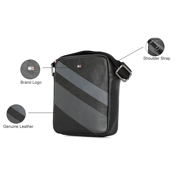 Tommy Hilfiger Coniston Black Sling Bag - image 3 of 5 - Sling Bag