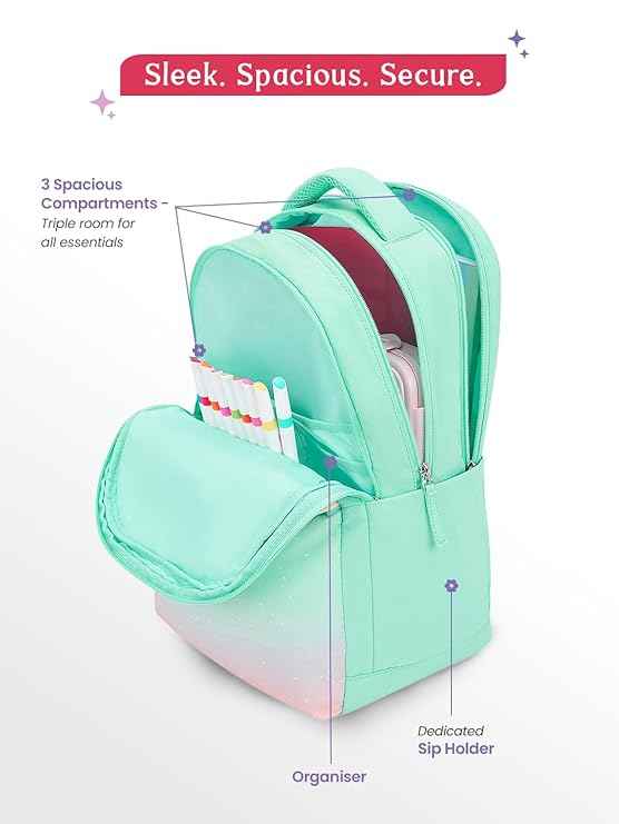 Genie Twinkle Dusk School Bag - image 3 of 7 - Backpack