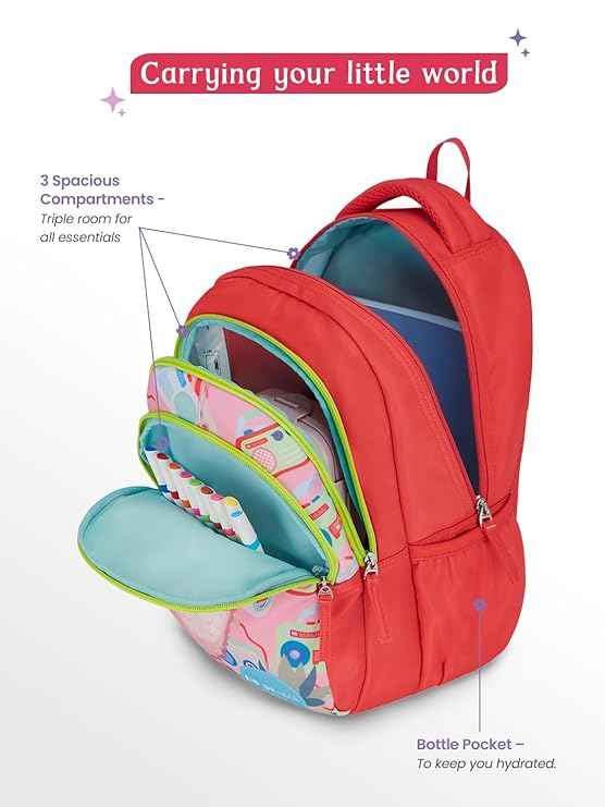 Genie Llama Drama School Bag - image 4 of 7 - Backpack