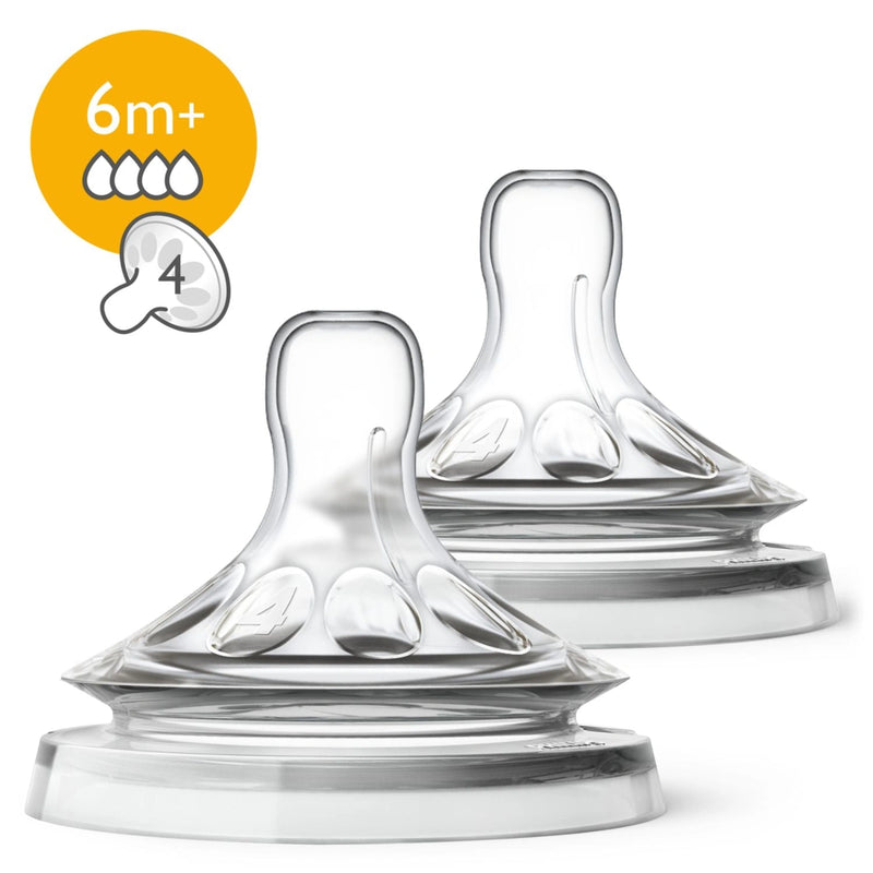 Philips Avent Natural Fast Flow Teat 6M+ (SCF044/27)