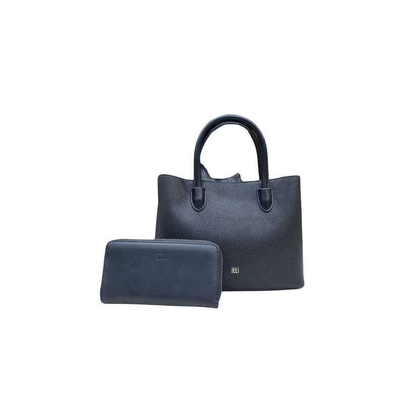 Itti Ladies Canvas Handbag MD — Women's Navy Bag