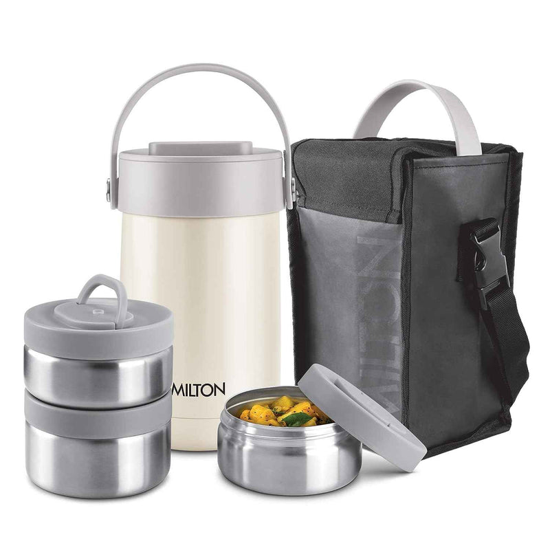 Milton Glamour Thermosteel Insulated Stainless Steel Tiffin Box