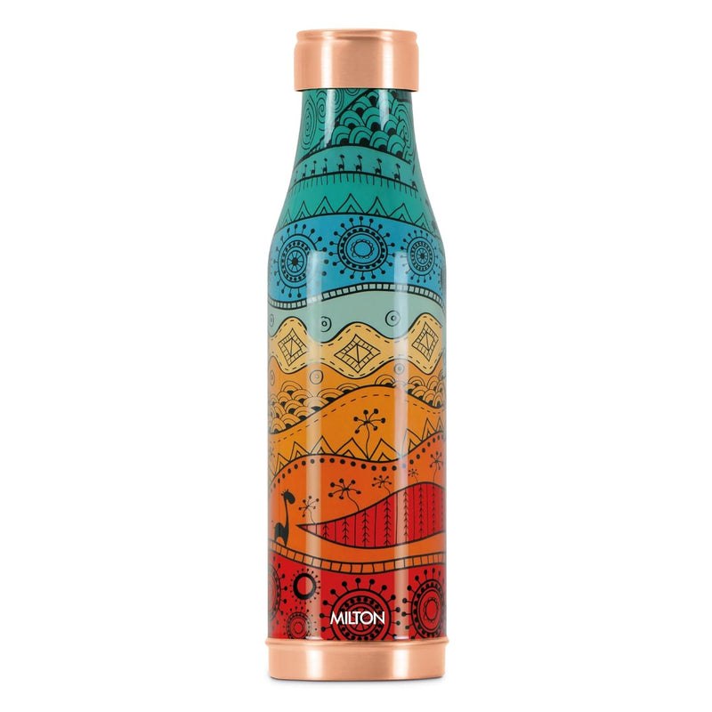 Milton Copper Charge Design Print Bottle 930ml — side view