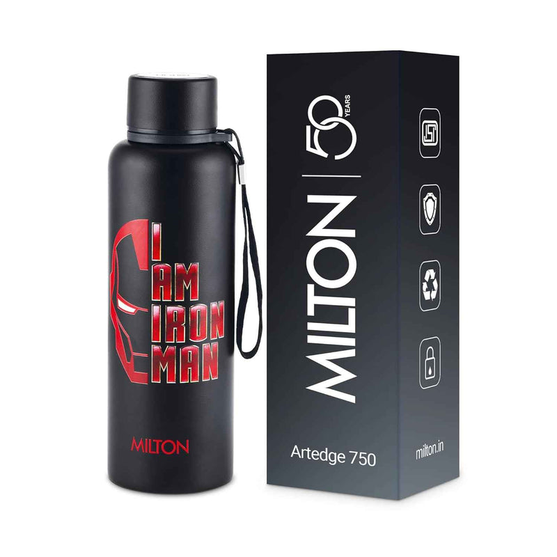 Milton Marvel Iron Man Artedge Water Bottle