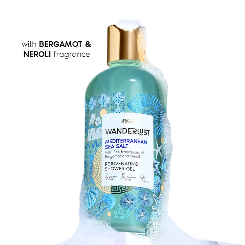 Nykaa Wanderlust Shower Gel — front view