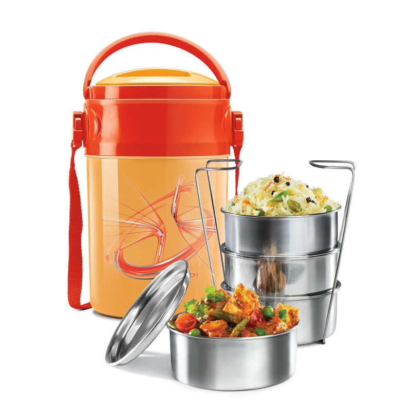 Milton Odyssey Insulated Lunch Box Set — side view