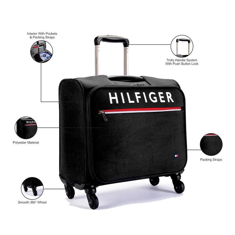 Tommy Hilfiger Orlean Plus overnighter soft luggage in Black — view 4