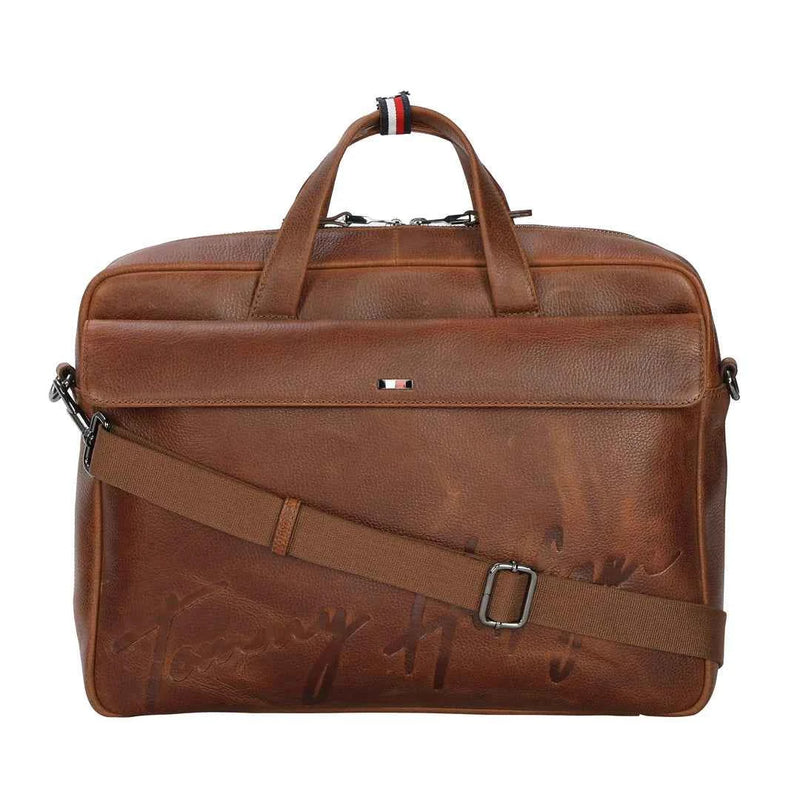 Tommy Hilfiger Premium Leather Line Ryker Business Case - image 5 of 7 - Briefcases
