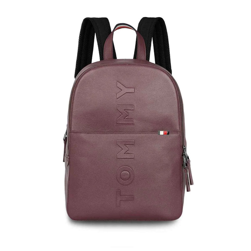 Tommy Hilfiger Premium Leather Line Time-square Laptop Backpack - image 1 of 7 - Backpacks