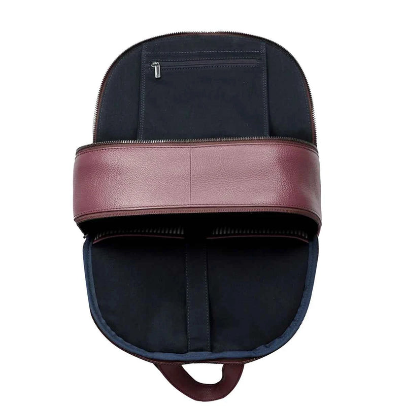 Tommy Hilfiger Premium Leather Line Time-square Laptop Backpack - image 3 of 7 - Backpacks