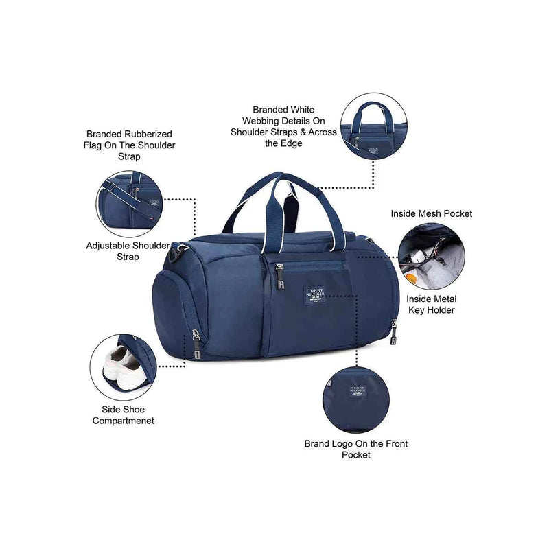 Tommy Hilfiger Declan Unisex Polyester Gym Bag - image 3 of 16 - Gym Duffel Bags