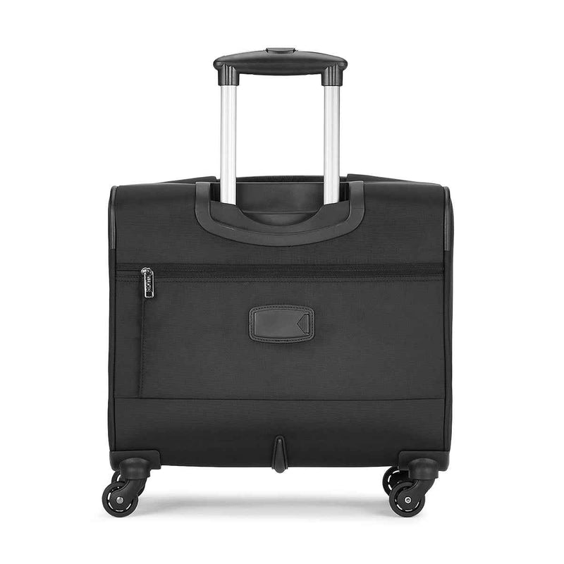Tommy Hilfiger Roosevelt Overnighter Soft Luggage in Black — back view