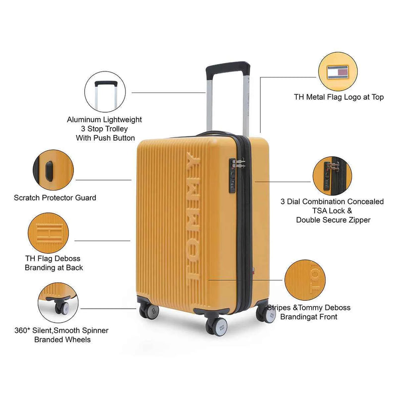 Tommy Hilfiger Empire pro Hard Luggage - image 5 of 33 - Checked Suitcases