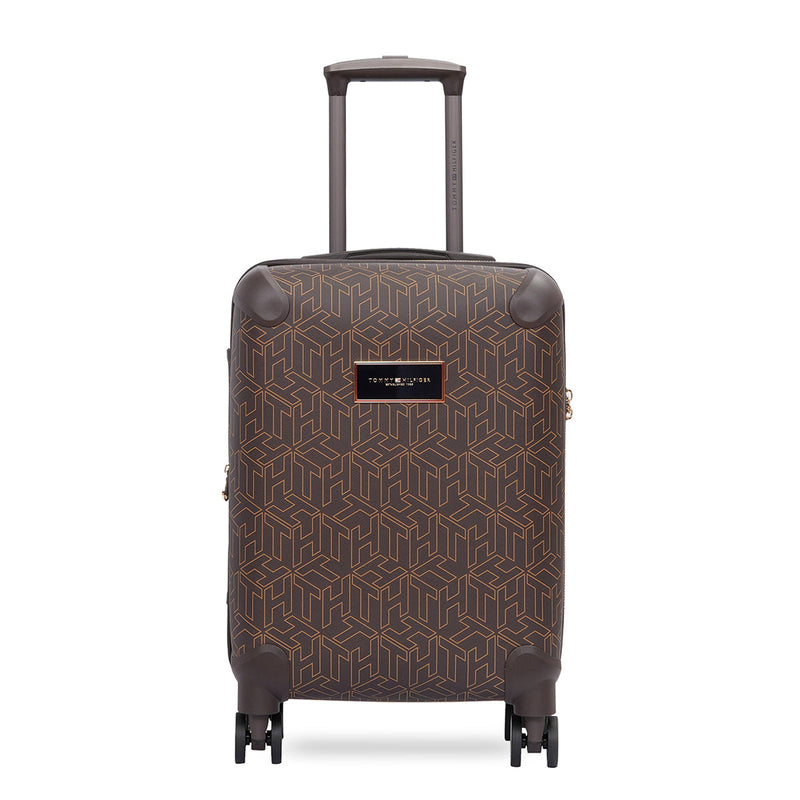 Tommy Hilfiger Jazz hybrid trolley bag in Brown