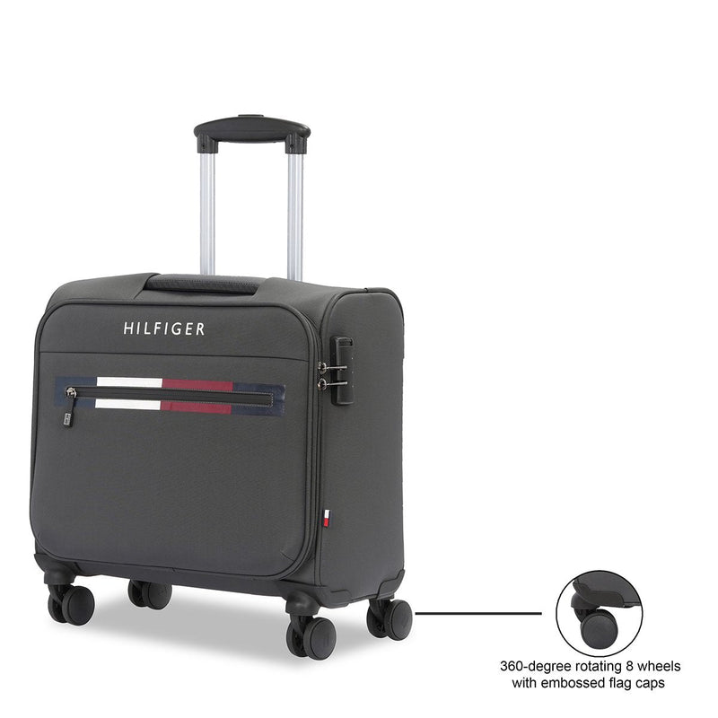 Tommy Hilfiger Illinois overnighter cabin bag in Grey — view 4