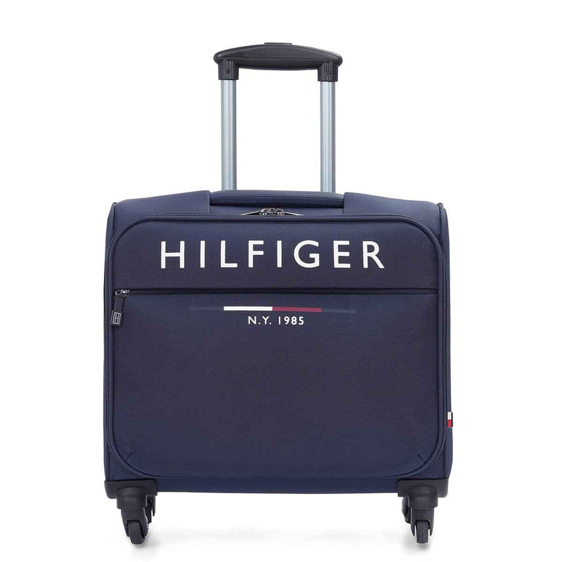 Tommy Hilfiger Carolina Polyester Overnighter Cabin Bag in Navy — front view