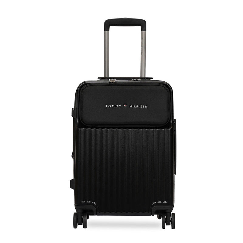 Tommy Hilfiger Pittsburg hardside trolley bag in Black